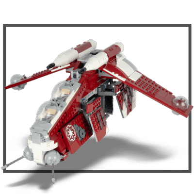 Expansion for dark red gunship (75354)