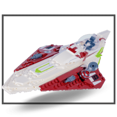 Expansion for red-white Starfighter (75333)