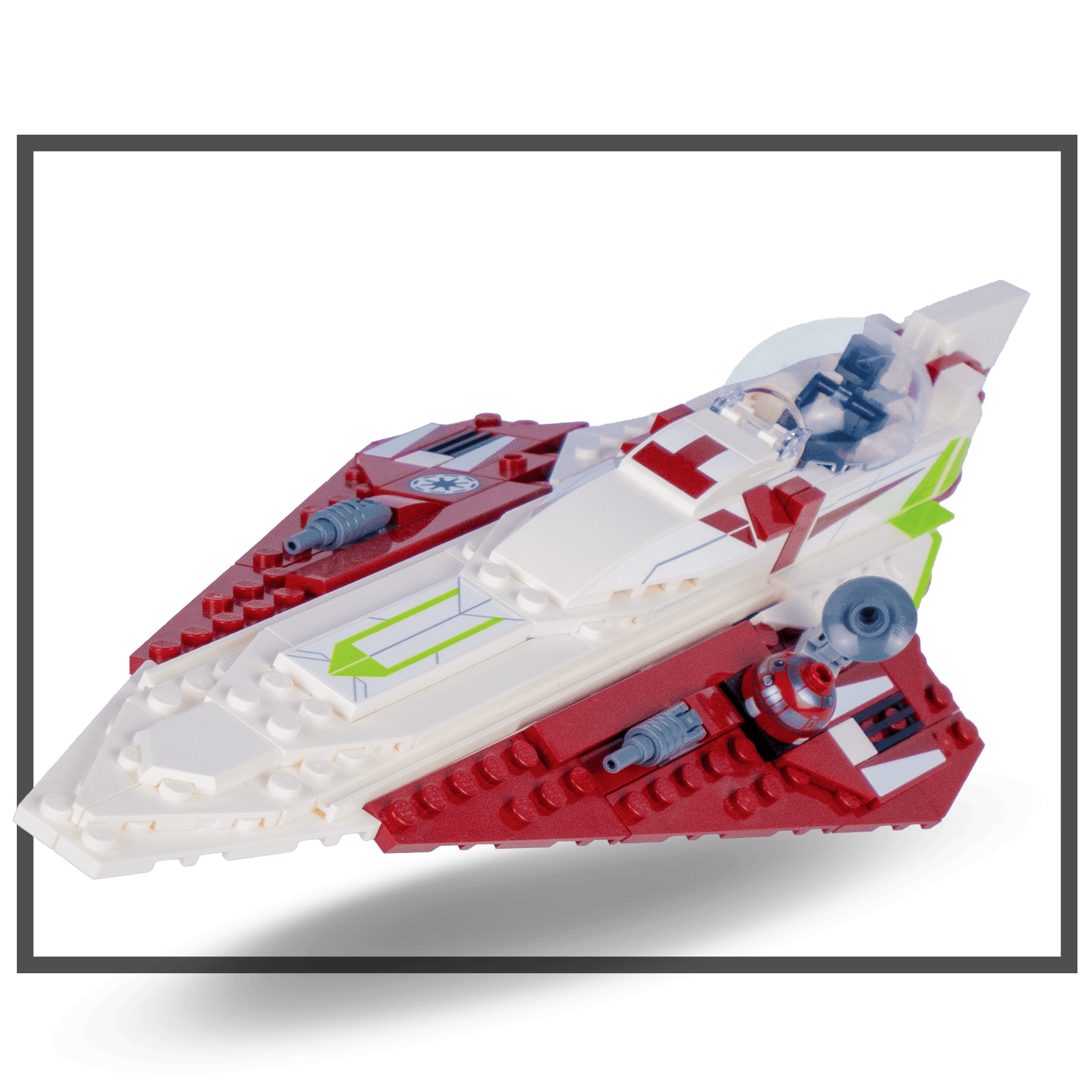 Expansion for red-white Starfighter (75333)