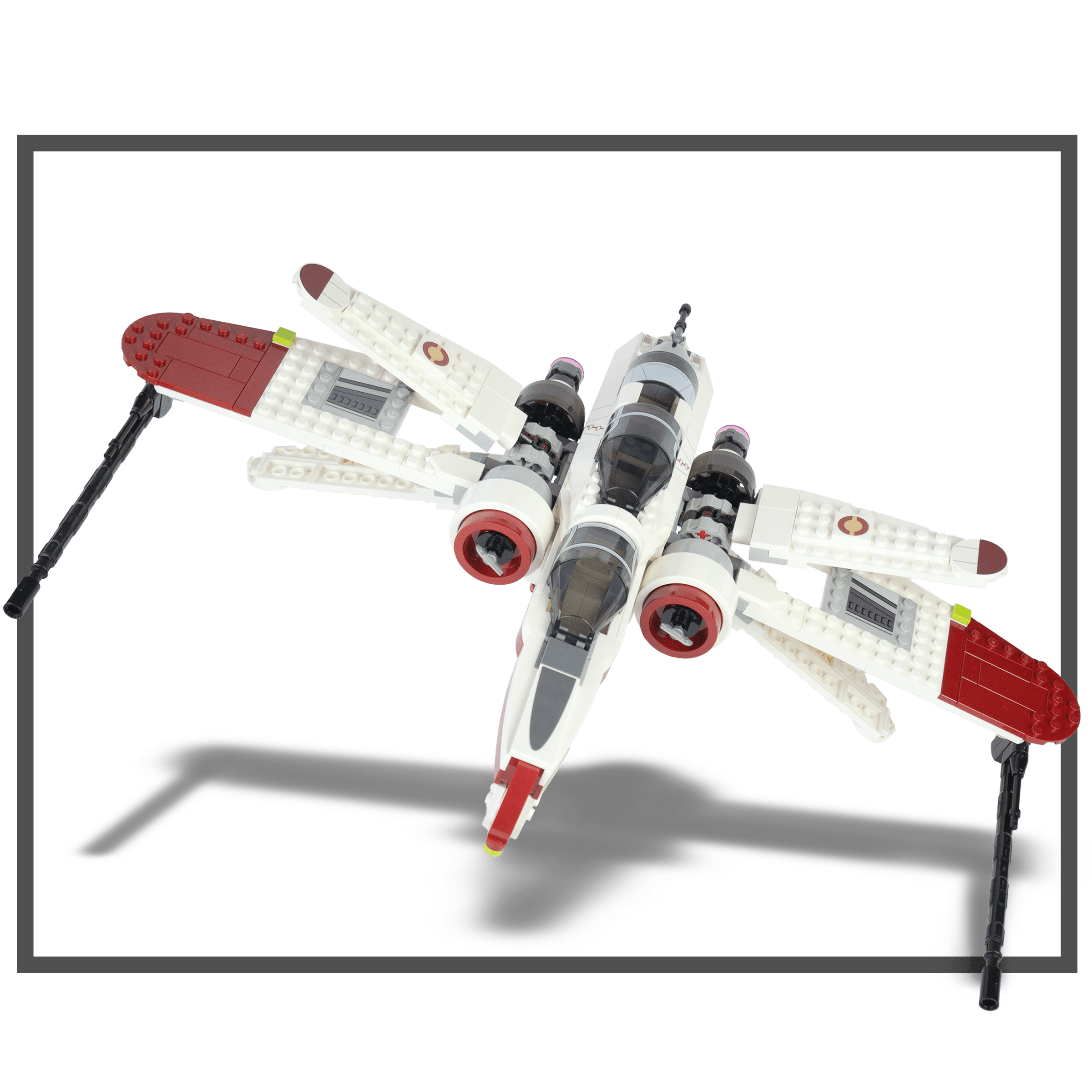 Expansion for red, double-winged Starfighter (75402)