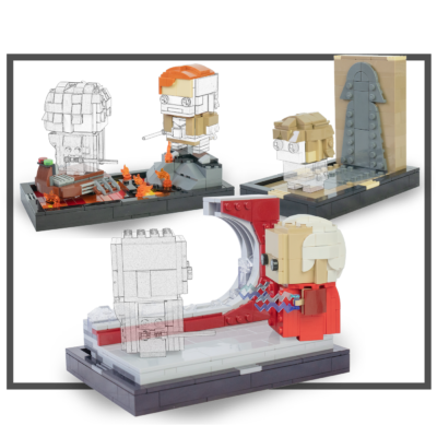 Dioramas for Blocky People from Space