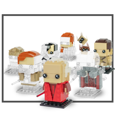 Expansions for Blocky People from Space