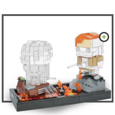 Dioramas for Blocky People from Space – brhs-001-combo – Highground Combo-Pack