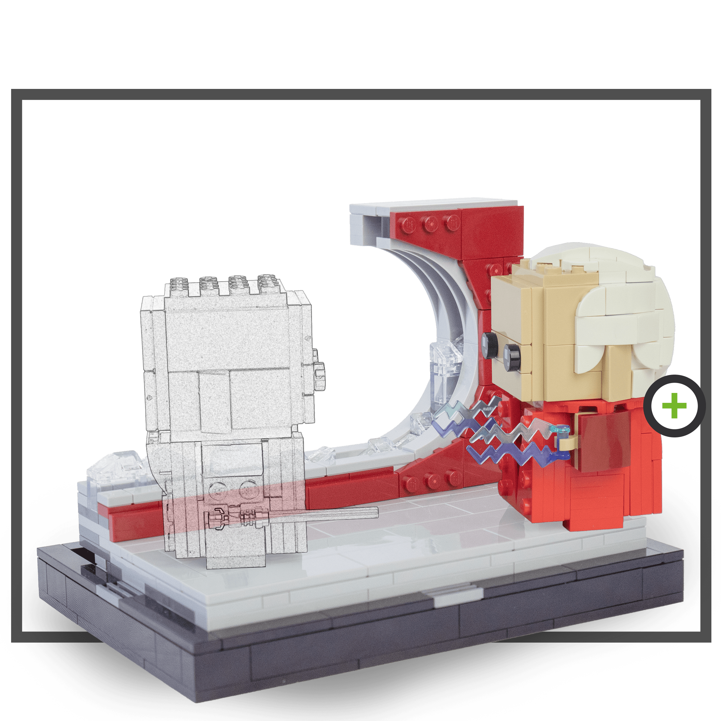 Dioramas for Blocky People from Space – brhs-003-combo – Window Fight Combo Pack