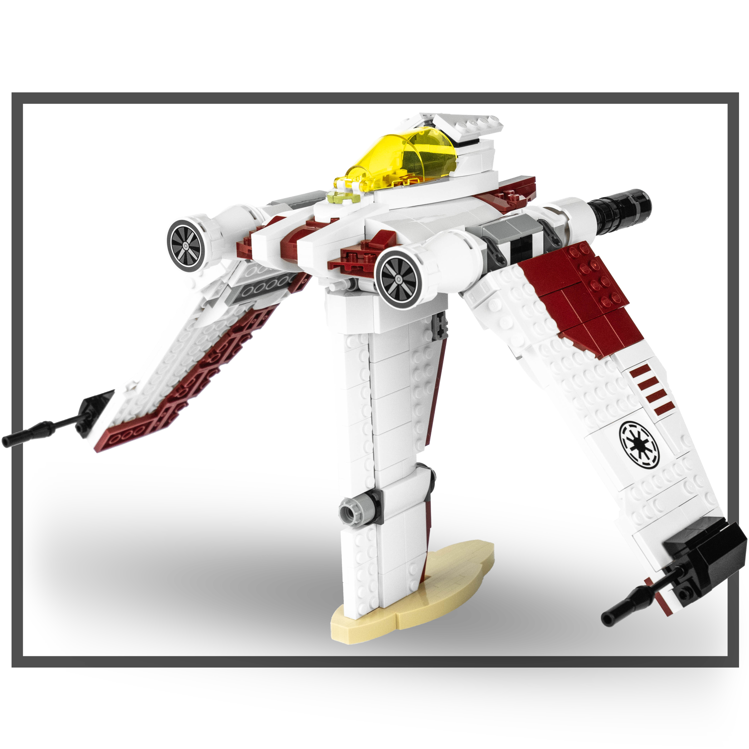 Expansion for red, tripple winged Starfighter (75432)