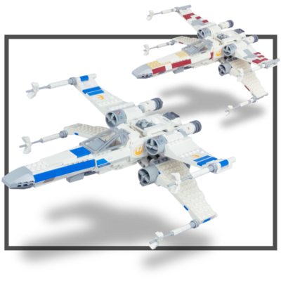 Expansion for blue, four-winged starfighter (75460)